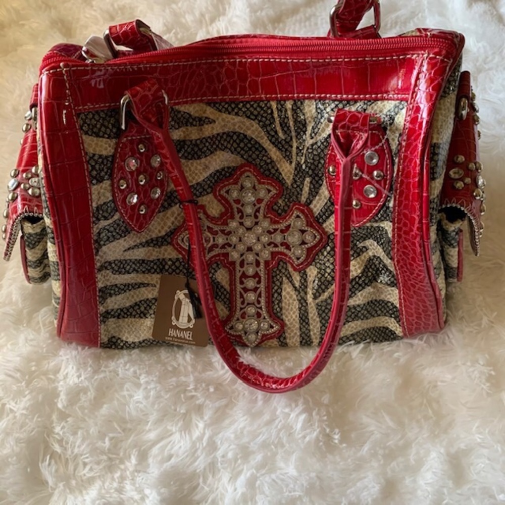 Hananel Western Rhinestone Purse